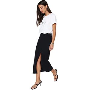 Trendyol kvinnor pennkjol smal passform stickad kjol, svart, S, Svart, S Trendyol kvinnor pennkjol smal passform stickad kjol, svart, S, Svart, S