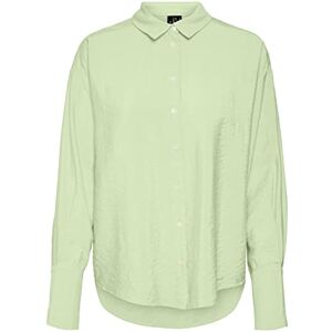 VERO MODA VMLENA LS-skjorta WVN NOOS topp, Lime Cream, XL, Limegräm, XL VERO MODA VMLENA LS-skjorta WVN NOOS topp, Lime Cream, XL, Limegräm, XL