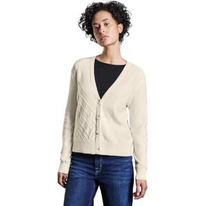 Street One cardigan med struktur, Mjuk beige, 42 Street One cardigan med struktur, Mjuk beige, 42