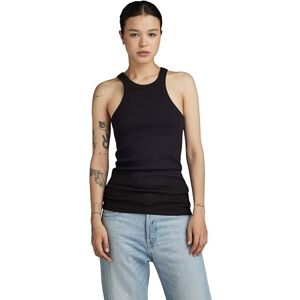 G-STAR RAW Kvinnors Italian Army Ultra Slim Tank Top T-shirt, svart (dk Black D289-6484), L, Svart (Dk Black D289-6484), L G-STAR RAW Kvinnors Italian Army Ultra Slim Tank Top T-shirt, svart (dk Black D289-6484), L, Svart (Dk Black D289-6484), L