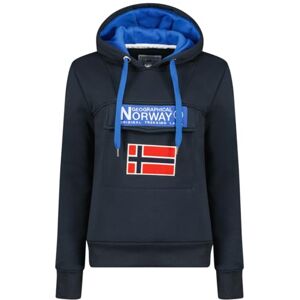 Geographical Norway Gadrienama Lady – huvtröja med kängurufickor – varm långärmad tröja – huvtröja damjacka vår sommar höst vinter (marinblå XXL), Marin, XXL Geographical Norway Gadrienama Lady – huvtröja med kängurufickor – varm långärmad tröja – huvtröja damjacka vår sommar höst vinter (marinblå XXL), Marin, XXL