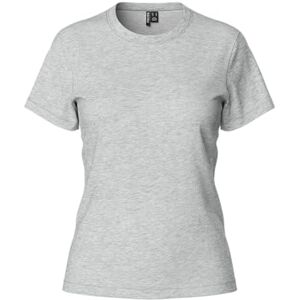 PIECES Dam Pcmara Ss Tee Noos Bc T-shirt, Ljusgrå melange, L PIECES Dam Pcmara Ss Tee Noos Bc T-shirt, Ljusgrå melange, L