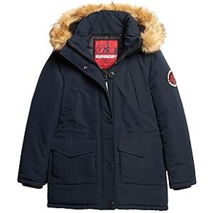 SUPERDRY Everest Faux Fur Hooded Parka Jacka för kvinnor, Nordic Chrome Navy, 36 SUPERDRY Everest Faux Fur Hooded Parka Jacka för kvinnor, Nordic Chrome Navy, 36