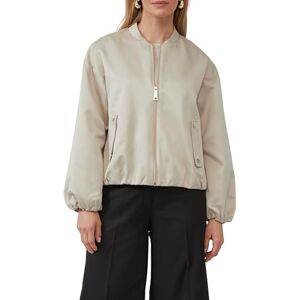 s.Oliver BLACK LABEL satin överdimensionerad blus med elastisk fåll, Beige, 46 s.Oliver BLACK LABEL satin överdimensionerad blus med elastisk fåll, Beige, 46