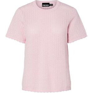 PIECES Pcscout Ss O-Neck Knit Bc, Rosa-a-boo, S PIECES Pcscout Ss O-Neck Knit Bc, Rosa-a-boo, S