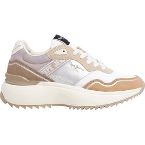 Pepe Jeans dam KIMI GLAM sneak, brun (sten beige), 8 UK, Brun sten beige, 42 EU Pepe Jeans dam KIMI GLAM sneak, brun (sten beige), 8 UK, Brun sten beige, 42 EU
