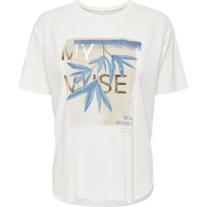 ONLY ONLFREE Life S/S Print Top Box JRS, Molndansare/tryck: ord, L ONLY ONLFREE Life S/S Print Top Box JRS, Molndansare/tryck: ord, L