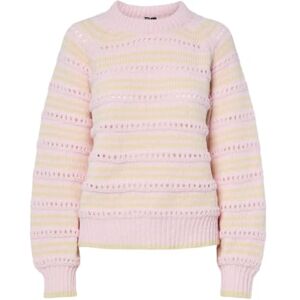 PIECES Pcjelia Ls O-hals stickad Bc, Rosa-a-boo, M PIECES Pcjelia Ls O-hals stickad Bc, Rosa-a-boo, M