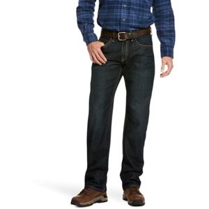 ARIAT Rebar M4 Slim Fit Durastretch raka ben jeans för män, kobolt, 38 ARIAT Rebar M4 Slim Fit Durastretch raka ben jeans för män, kobolt, 38