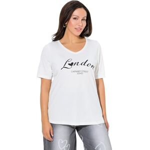 Ulla Popken damer stora storlekar överdimensionerade plus size skjorta med stadstryck, smal Ulla Popken damer stora storlekar överdimensionerade plus size skjorta med stadstryck, smal