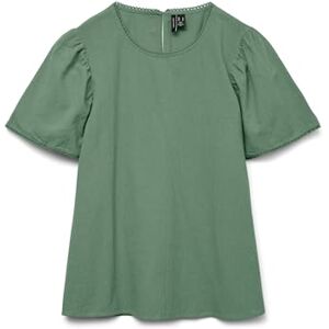 VERO MODA Vmpretty Ss Top WVN Ga Noos, Säkringsgrön, L VERO MODA Vmpretty Ss Top WVN Ga Noos, Säkringsgrön, L