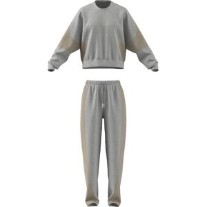 adidas Kobiety LAZIDAY TRACKSUIT, light grey heather/Crystal Linen, XXL adidas Kobiety LAZIDAY TRACKSUIT, light grey heather/Crystal Linen, XXL