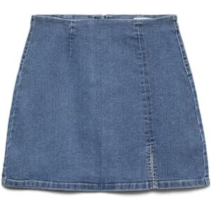 VERO MODA VMNELLY HR kort kjol DNM mix NOOS, Mellanblå denim, M VERO MODA VMNELLY HR kort kjol DNM mix NOOS, Mellanblå denim, M