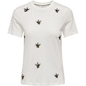 ONLY Onlkita Reg S/S Top Box Cs JRS T-shirt, Moln dansare/tryck: bees, XS ONLY Onlkita Reg S/S Top Box Cs JRS T-shirt, Moln dansare/tryck: bees, XS
