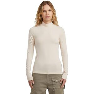 G-STAR Mock Slim t ls wmn, Vit (Dk Talc D27968-e299-a488), XL G-STAR Mock Slim t ls wmn, Vit (Dk Talc D27968-e299-a488), XL