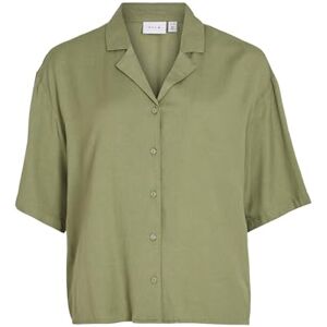 Vila dam Vipricil S/S Shirt-Noos blus, Oljegrön, 36 Vila dam Vipricil S/S Shirt-Noos blus, Oljegrön, 36