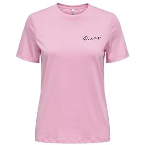 ONLY Onllucia Life Reg S/S Top JRS, Begonia rosa, XL ONLY Onllucia Life Reg S/S Top JRS, Begonia rosa, XL
