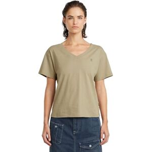 G-STAR Dam Open V Relaxed T Wmn T-shirt, Beige (Light Toggee D26067-d601-c626), XS G-STAR Dam Open V Relaxed T Wmn T-shirt, Beige (Light Toggee D26067-d601-c626), XS