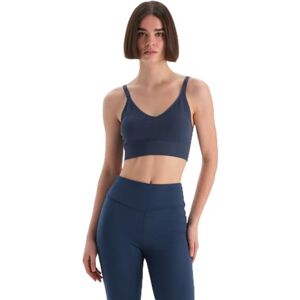 Dagi Navy Fashion stickad smal passform koppling tunn rem ärmlös V-hals sport bra, marinblå, S-M, marinblå, M Dagi Navy Fashion stickad smal passform koppling tunn rem ärmlös V-hals sport bra, marinblå, S-M, marinblå, M