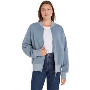 Tommy Hilfiger Dam Muted GMD HWK dragkedja jacka blå kol S-M, Blått kol, S-M Tommy Hilfiger Dam Muted GMD HWK dragkedja jacka blå kol S-M, Blått kol, S-M