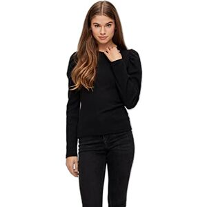 PIECES Damer Pcanna Ls Top Noos Bc, svart, S PIECES Damer Pcanna Ls Top Noos Bc, svart, S