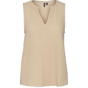 VERO MODA Damer Vmnatali Nia Sl WVN Top, Irländsk grädde, XS VERO MODA Damer Vmnatali Nia Sl WVN Top, Irländsk grädde, XS
