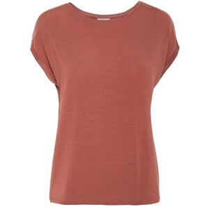 VERO MODA Aware AVA kortärmad T-shirt, mahogny, M VERO MODA Aware AVA kortärmad T-shirt, mahogny, M