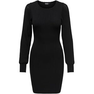 ONLY ONLANNELINA LS O-hals klänning KNT, svart, L ONLY ONLANNELINA LS O-hals klänning KNT, svart, L