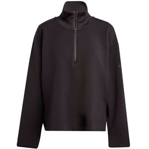 adidas dam Soft Lux Quarter-Zip Sweatshirt, black, M adidas dam Soft Lux Quarter-Zip Sweatshirt, black, M