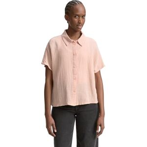 TOM TAILOR Denim dam boxy fit muslinblus, 10880 – Rosrök, M TOM TAILOR Denim dam boxy fit muslinblus, 10880 – Rosrök, M
