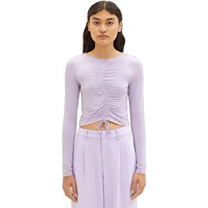 TOM TAILOR Denim Damer Långärmad T-shirt 1035391, 31042 Lilac Vibe, XXL TOM TAILOR Denim Damer Långärmad T-shirt 1035391, 31042 Lilac Vibe, XXL