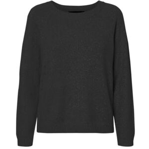 VERO MODA VMDOFFYSHINE LS O-hals blus REP NOOS, Svart/detalj: w. Dtm Lurex, M VERO MODA VMDOFFYSHINE LS O-hals blus REP NOOS, Svart/detalj: w. Dtm Lurex, M