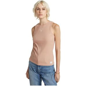 G-STAR RAW Racerback ribbad smal tank top wmn, Rosa (Rugby Tan D24645-5268-g373), L G-STAR RAW Racerback ribbad smal tank top wmn, Rosa (Rugby Tan D24645-5268-g373), L