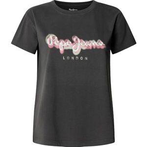 Pepe Jeans dam Becky t-shirt, grå (kolgrå), XS, Grå (kolgrå), XS Pepe Jeans dam Becky t-shirt, grå (kolgrå), XS, Grå (kolgrå), XS