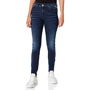 Replay Faaby vita nyanser jeans för kvinnor, 007 mörkblå, 24W x 30L Replay Faaby vita nyanser jeans för kvinnor, 007 mörkblå, 24W x 30L