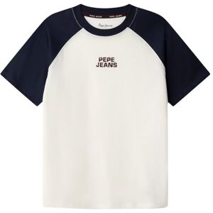 Pepe Jeans pojke Vanner t-shirt, vit (antik vit), 12, Vit (antik vit), 12 år Pepe Jeans pojke Vanner t-shirt, vit (antik vit), 12, Vit (antik vit), 12 år