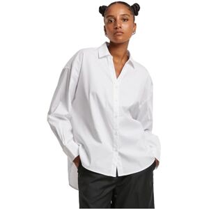 Urban Classics Damskjortblus Ladies överdimensionerad bomullsblus, avslappnad damblus i överdimensionerad look, storlekar XS – 5XL, Vit, XL Urban Classics Damskjortblus Ladies överdimensionerad bomullsblus, avslappnad damblus i överdimensionerad look, storlekar XS – 5XL, Vit, XL
