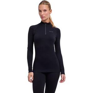 FALKE dam Baslager Ovandel Maximum Warm High Zip Neck W L/s Sh funktionellt garn snabbtorkande 1 del, Svart Black 3000 Trend, XL FALKE dam Baslager Ovandel Maximum Warm High Zip Neck W L/s Sh funktionellt garn snabbtorkande 1 del, Svart Black 3000 Trend, XL