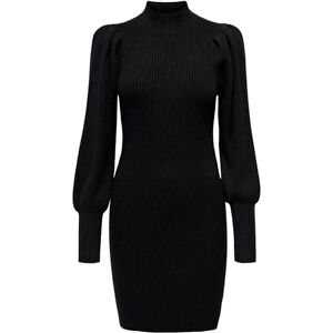 ONLY dam klänning Onlkatia L/S Dress Knt Noos, Schwarz, S ONLY dam klänning Onlkatia L/S Dress Knt Noos, Schwarz, S