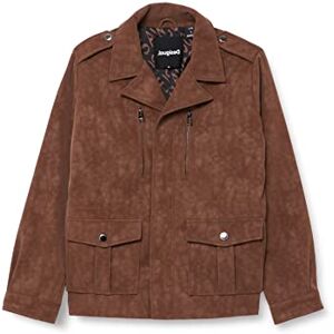 Desigual Kvinnors CHAQ_AMAR Faux läderjacka, brun, XS Desigual Kvinnors CHAQ_AMAR Faux läderjacka, brun, XS