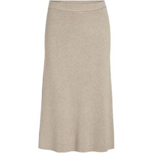 Vila Dam Vicomfy A-linje stickad kjol Noos midi, Natural Melange, S, Naturlig melange, S Vila Dam Vicomfy A-linje stickad kjol Noos midi, Natural Melange, S, Naturlig melange, S