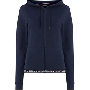 Tommy Hilfiger Dam tungvikt dragkedja genomgående, Blå (marinblå kavajer), S Tommy Hilfiger Dam tungvikt dragkedja genomgående, Blå (marinblå kavajer), S