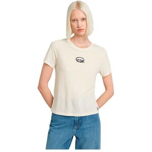 G-STAR RAW Small Center Logo Regular Tee, Vit (Chalk D26417-c954-127), S G-STAR RAW Small Center Logo Regular Tee, Vit (Chalk D26417-c954-127), S
