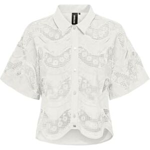 ONLY ONLSUKO Life SS LACE skjorta XT WVN, Molndansare, M ONLY ONLSUKO Life SS LACE skjorta XT WVN, Molndansare, M