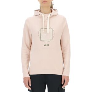 Jeep dam J sweatshirt med huva väska bältesväska ringar av trä med stort tryck J23w lång tröja, pulverros, XL, Pulverros, XL Jeep dam J sweatshirt med huva väska bältesväska ringar av trä med stort tryck J23w lång tröja, pulverros, XL, Pulverros, XL