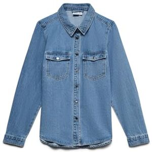 VERO MODA damblus 10313726, Mellanblå denim, XS VERO MODA damblus 10313726, Mellanblå denim, XS