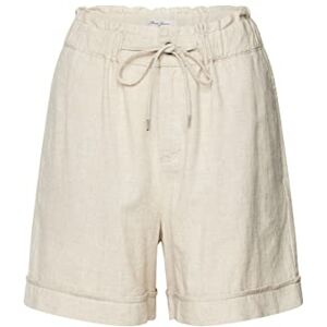 Mavi Damer Linen Shorts korta byxor, beige, XS, Beige, XS Mavi Damer Linen Shorts korta byxor, beige, XS, Beige, XS