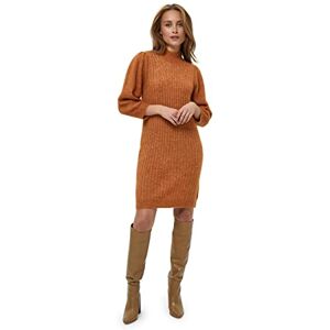Minus Dam Ditta stickad klänning, 3001 Desert Sand Melange, L Minus Dam Ditta stickad klänning, 3001 Desert Sand Melange, L