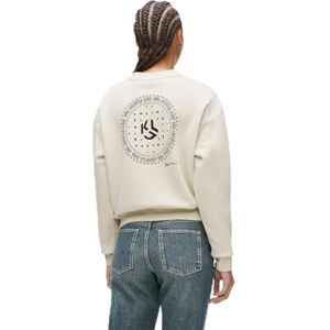 KARL LAGERFELD JEANS , Dam, Bandana Logo Sweat, Regular Fit, Beige, M KARL LAGERFELD JEANS , Dam, Bandana Logo Sweat, Regular Fit, Beige, M