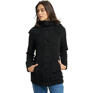 Brandit Dam fyrkantig fleecejacka kappa, Svart, 3XL Brandit Dam fyrkantig fleecejacka kappa, Svart, 3XL